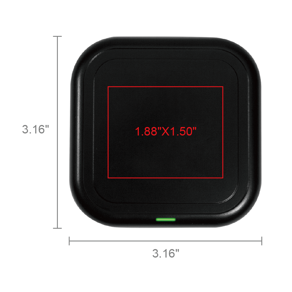 Radiant Light Up Logo 5W Wireless Charging Pad