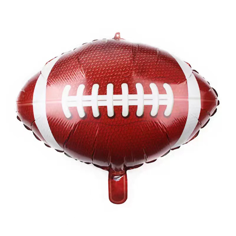 Football Shaped Mylar Foil Balloon 2