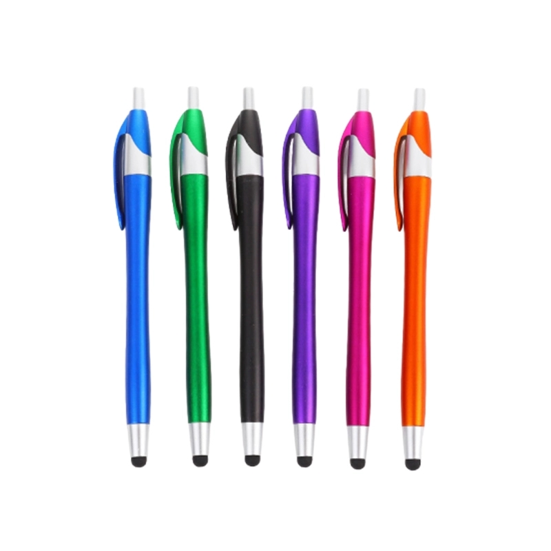 Metallic Colored Stylus Click Pen 3