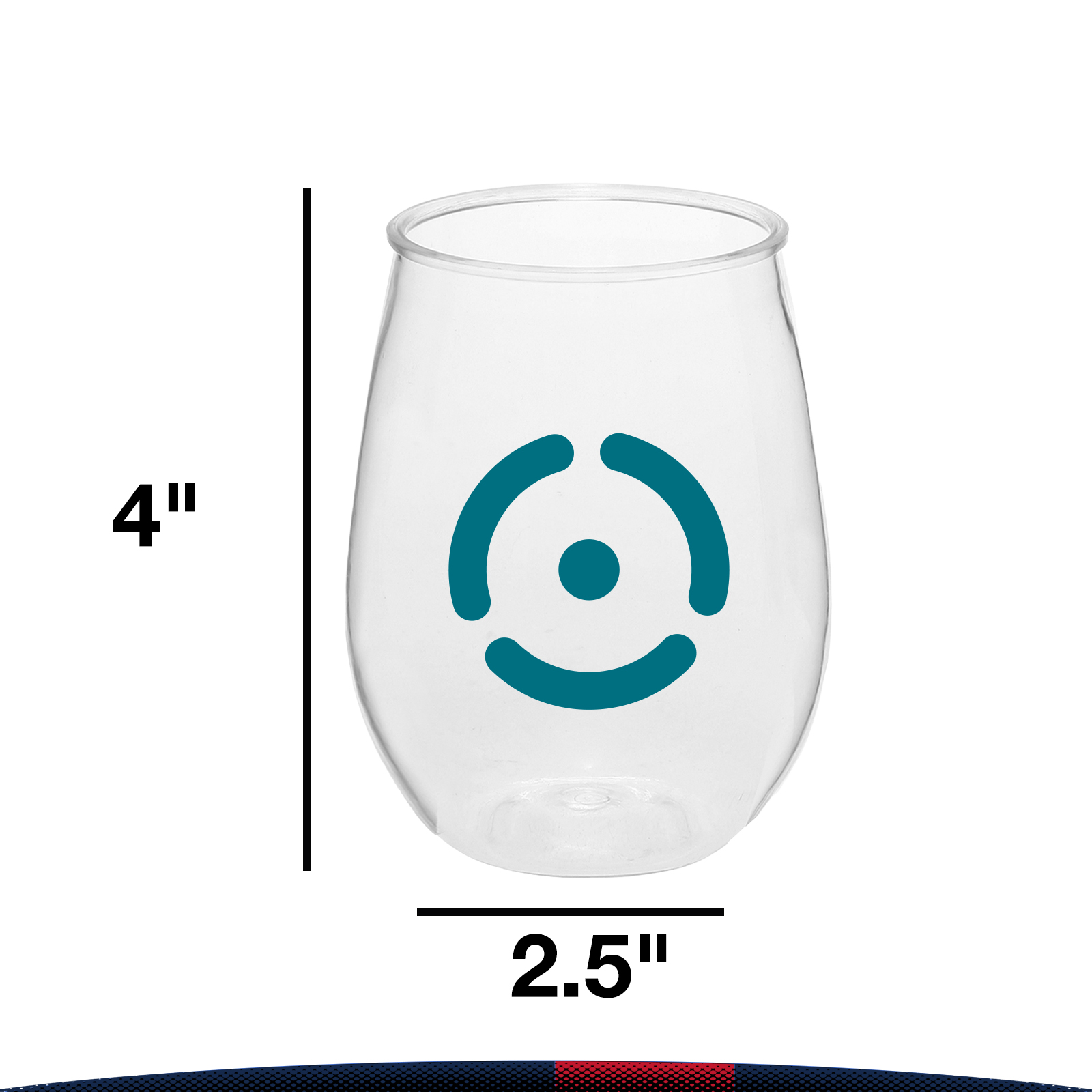 10 oz. Plastic Stemless Glasses 4