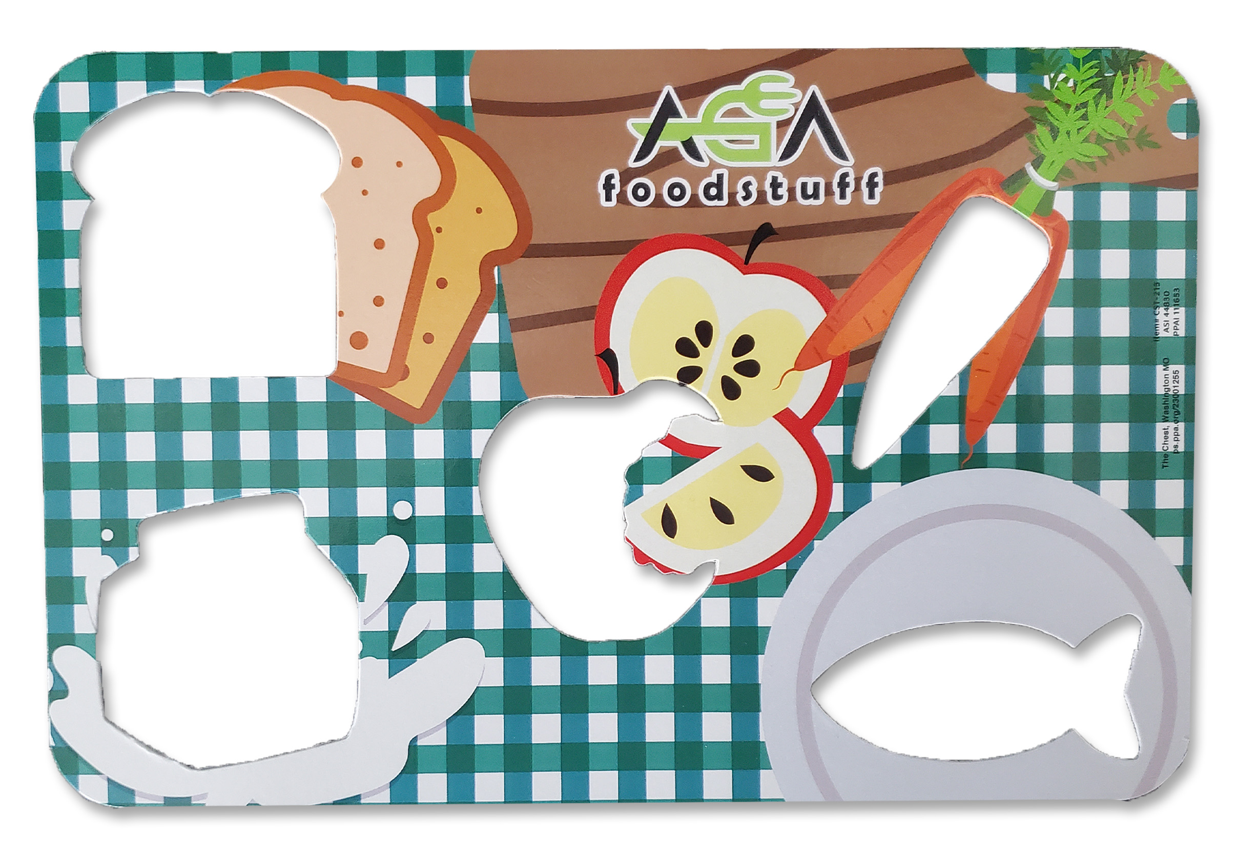 Nutrition Chipboard Stencil 2
