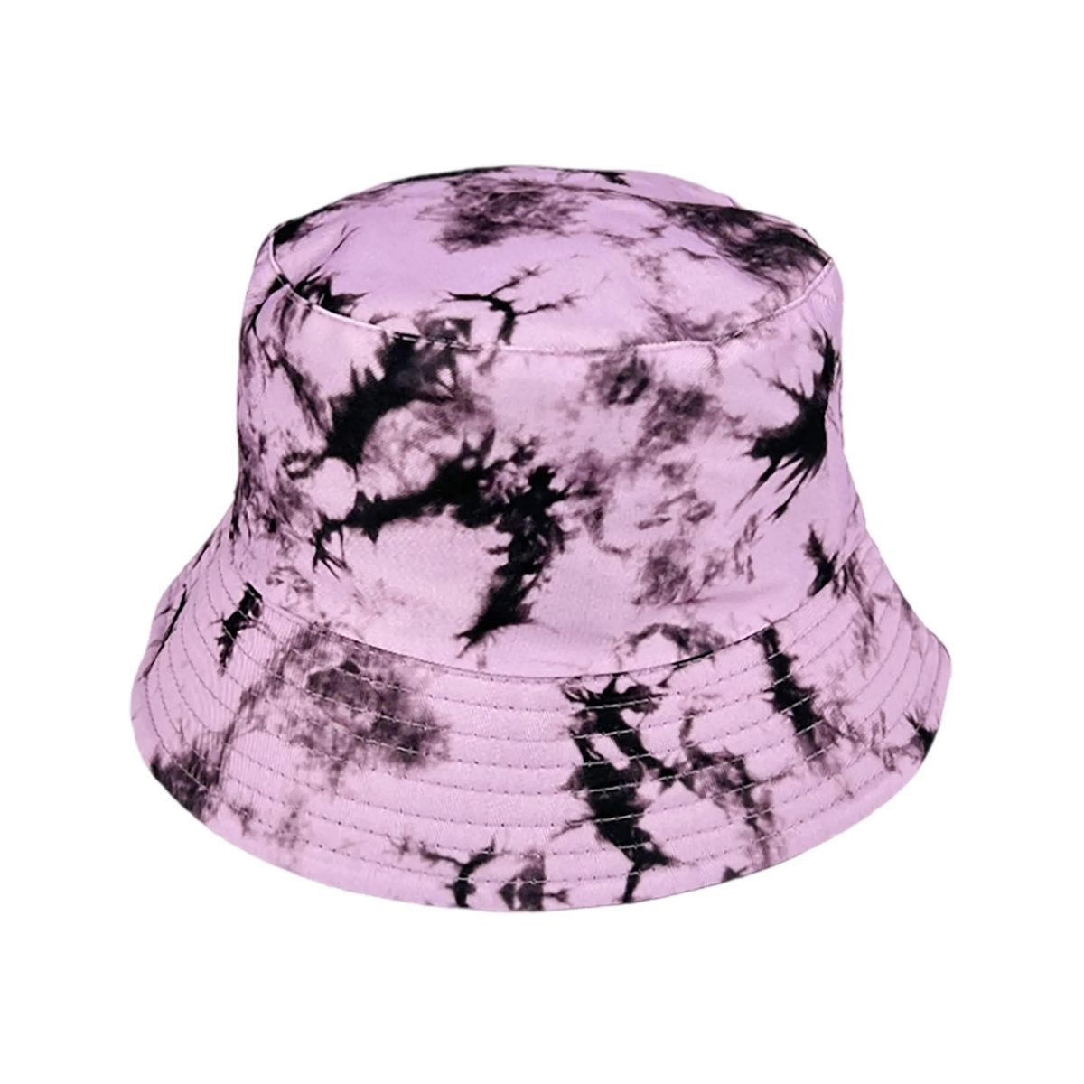 Plastic Tie Dye Hat with Foldable Double Sided Design 57