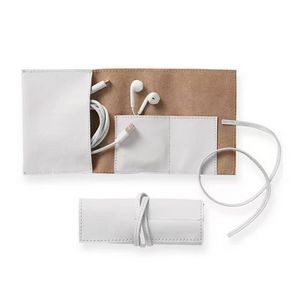 Charger Data Cables PU Electronic Organizer 4