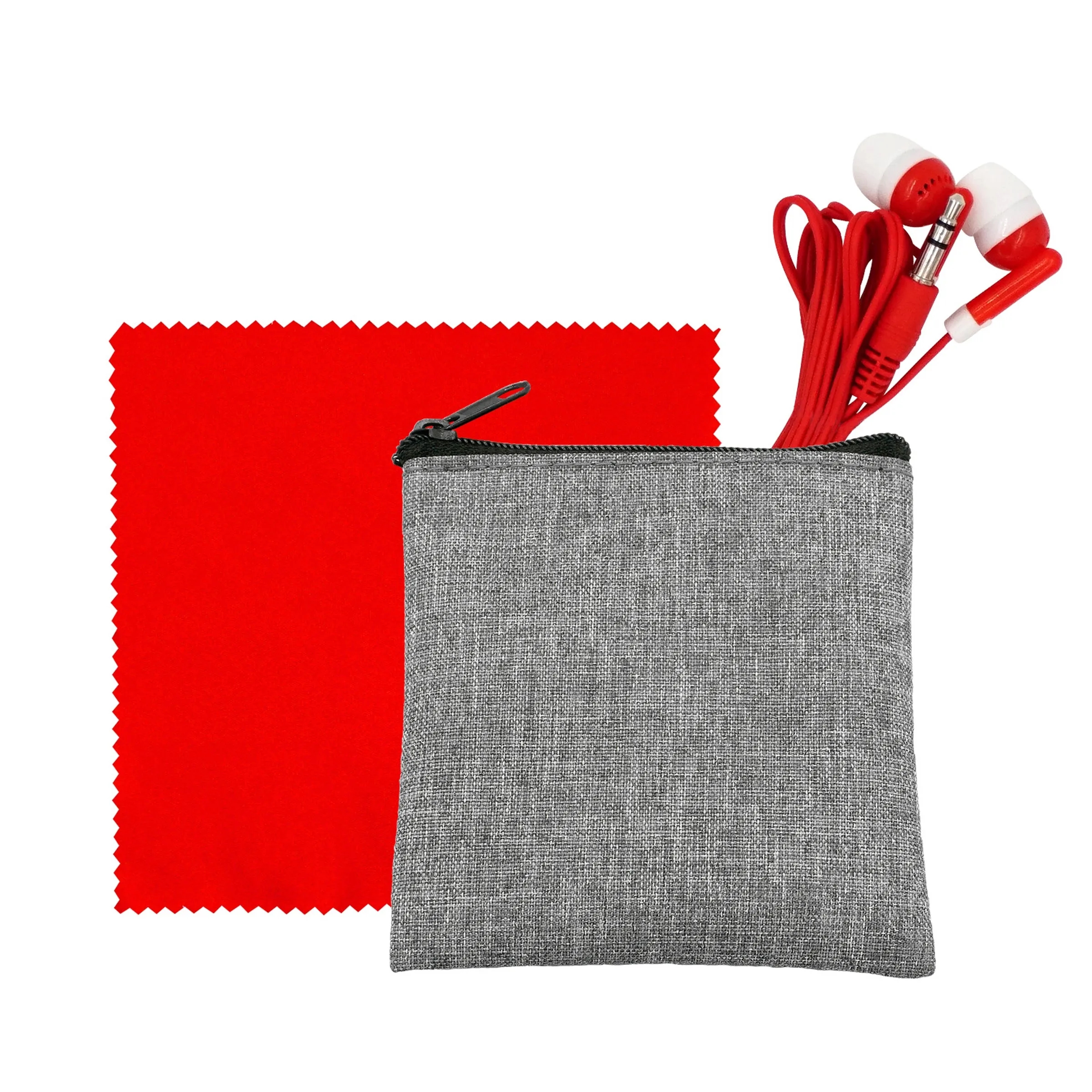 Recycled Ear Bud & Cloth Set 6