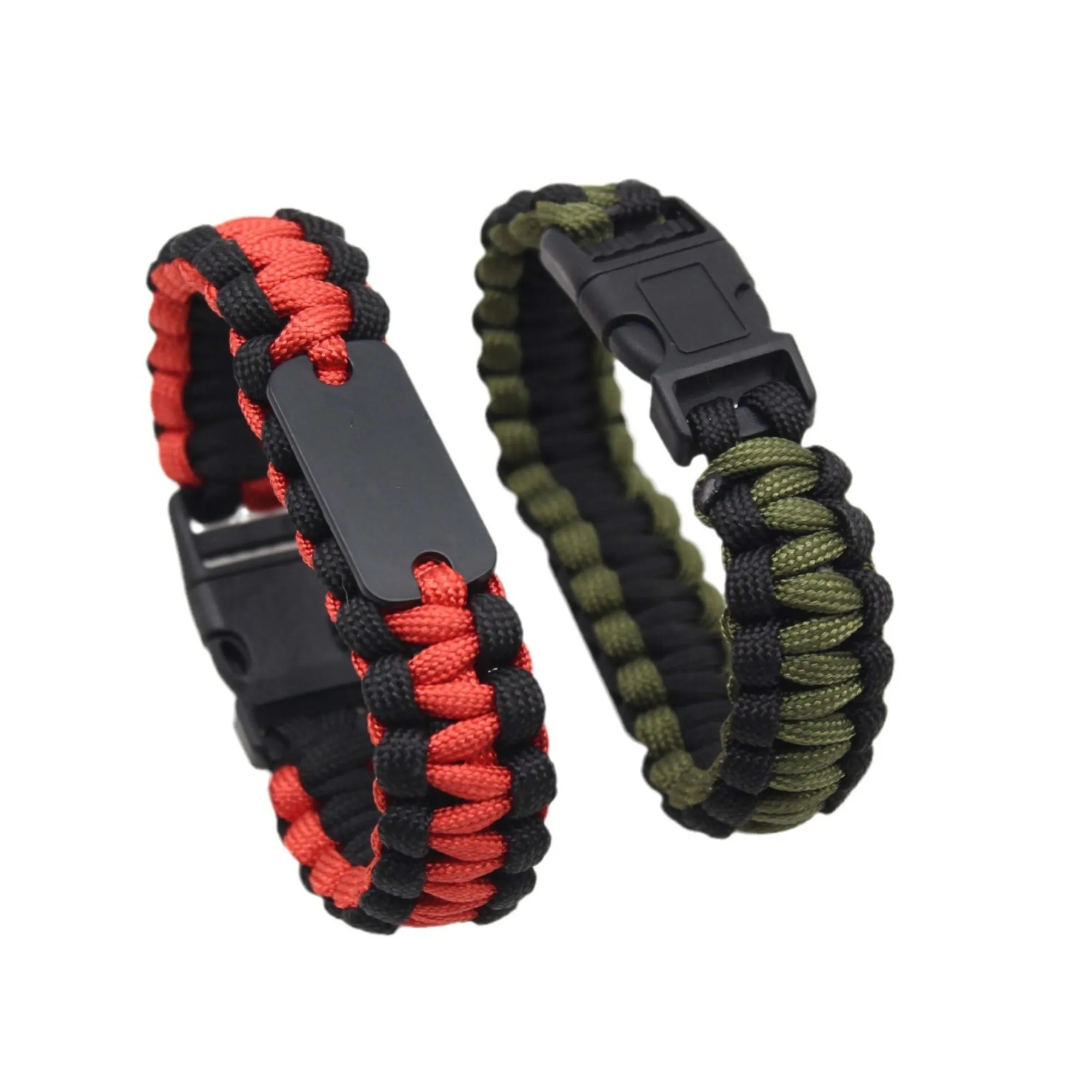 Paracord Bracelet with Metal Plate 3