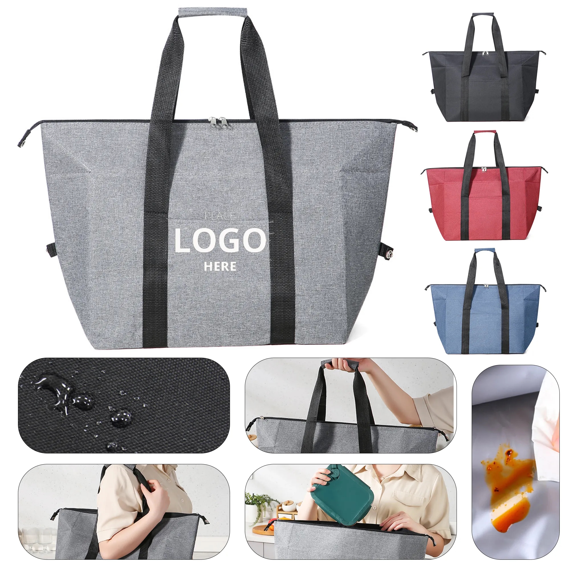 Aluminum Foil Insulated Tote Bag 4