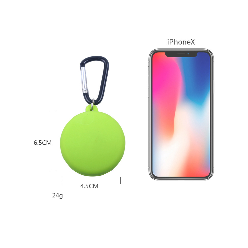 Silicon key chain earbuds case 2