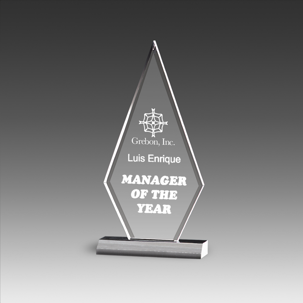 9" Premium Beveled Apex Award 2