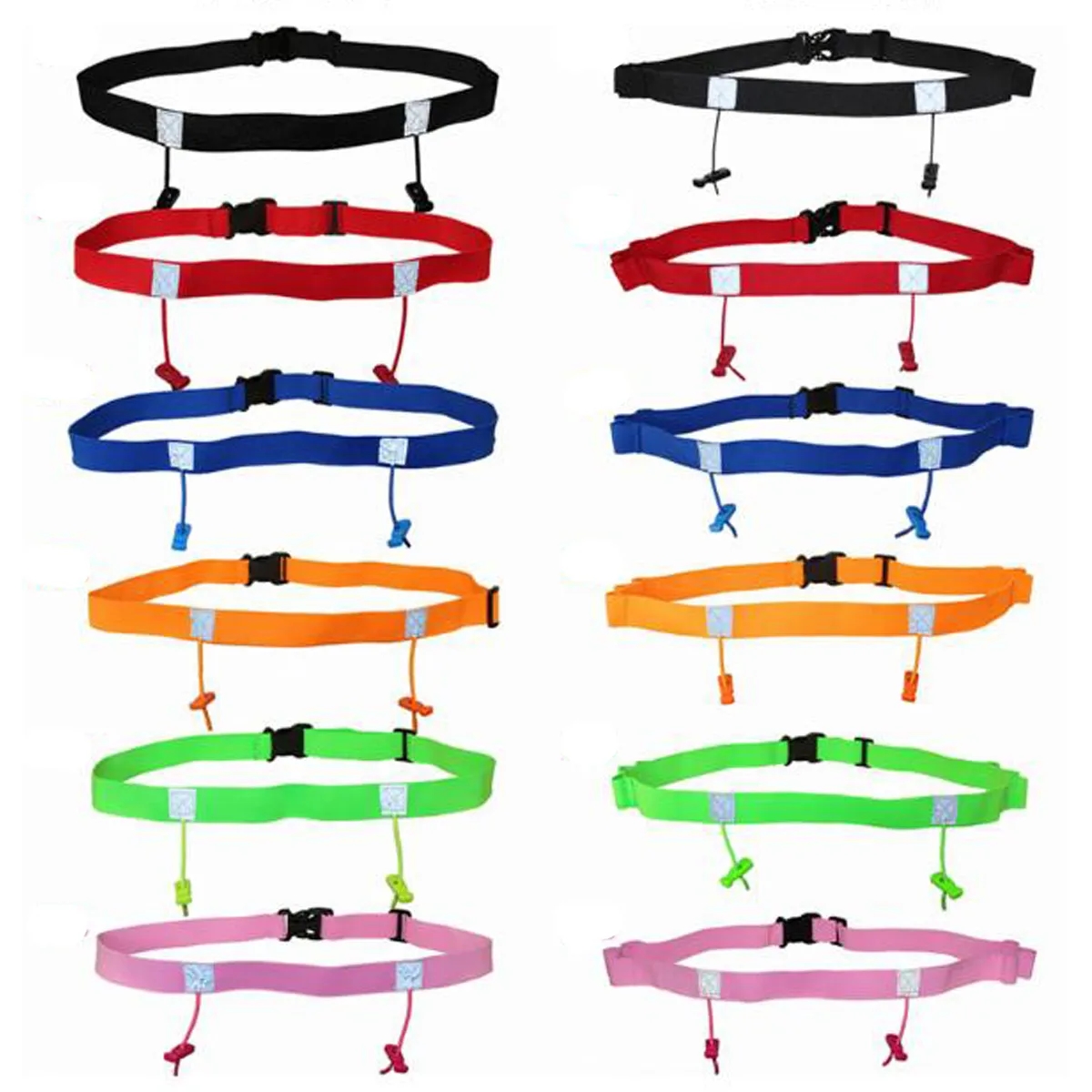 Race Number Belt with 6 Gel Loops for Running 1