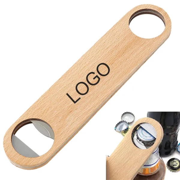 Wooden Paddle Bottle Opener 3