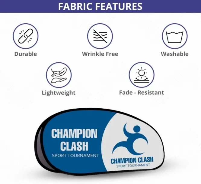 Horizontal Pop Up Banner (6.56 Ft x 3.28 Ft) 1