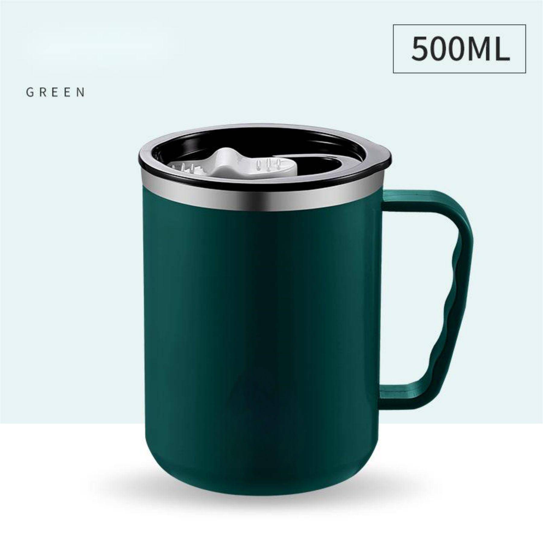 Double Stainless Steel Mug With Handle 4