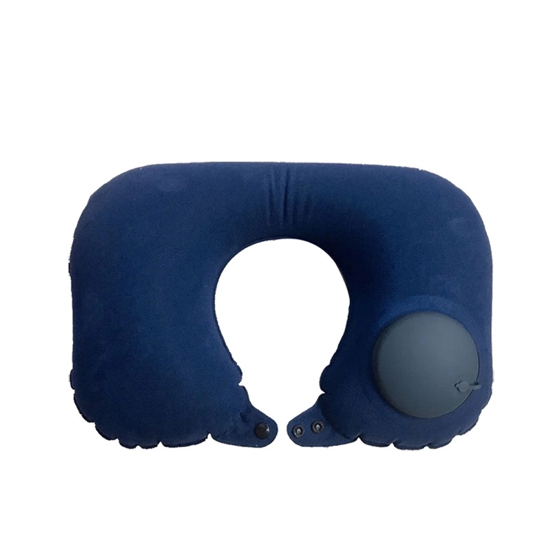Press Inflatable Neck Travel Pillow 9