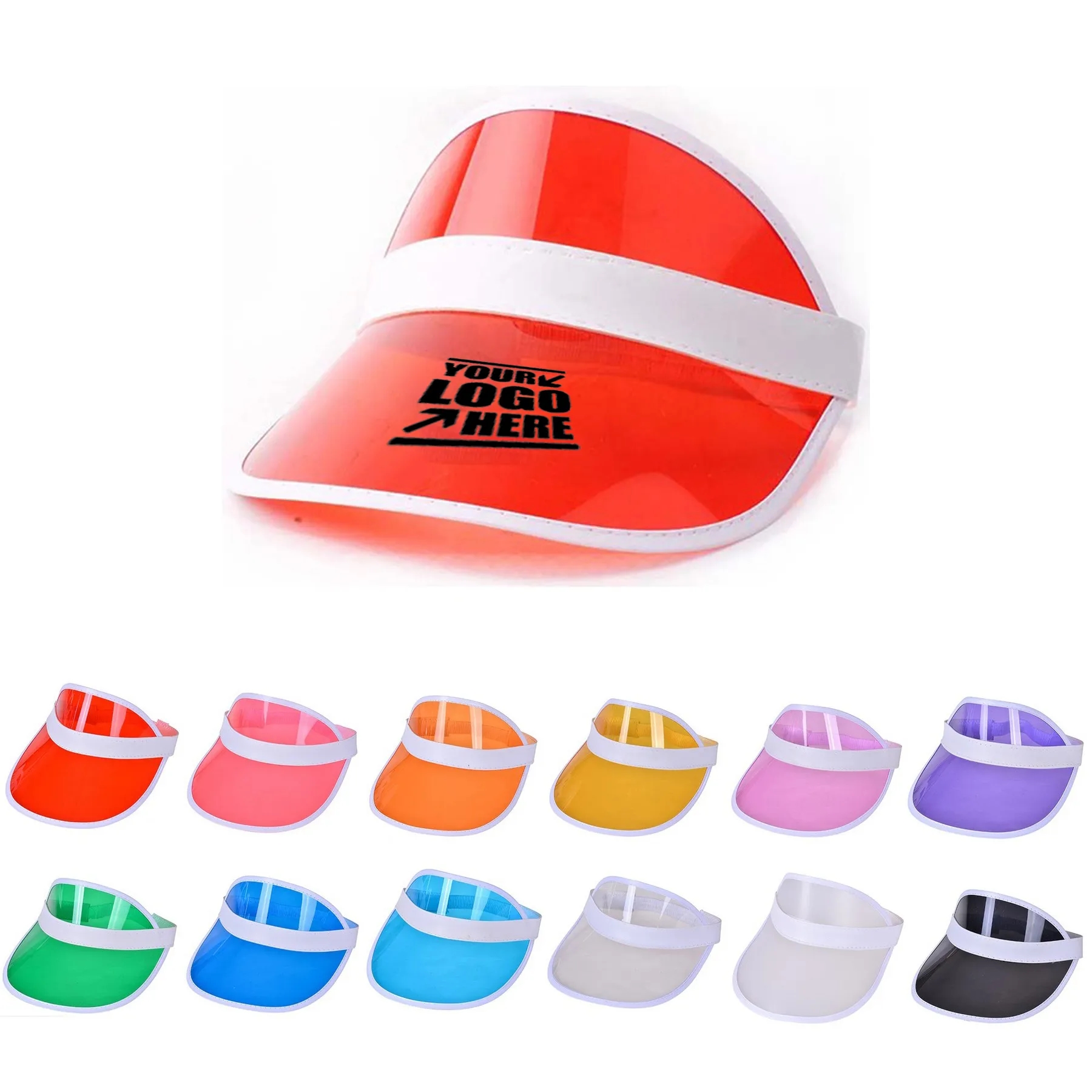 PVC Colorful Clear UV Protection Cap 1