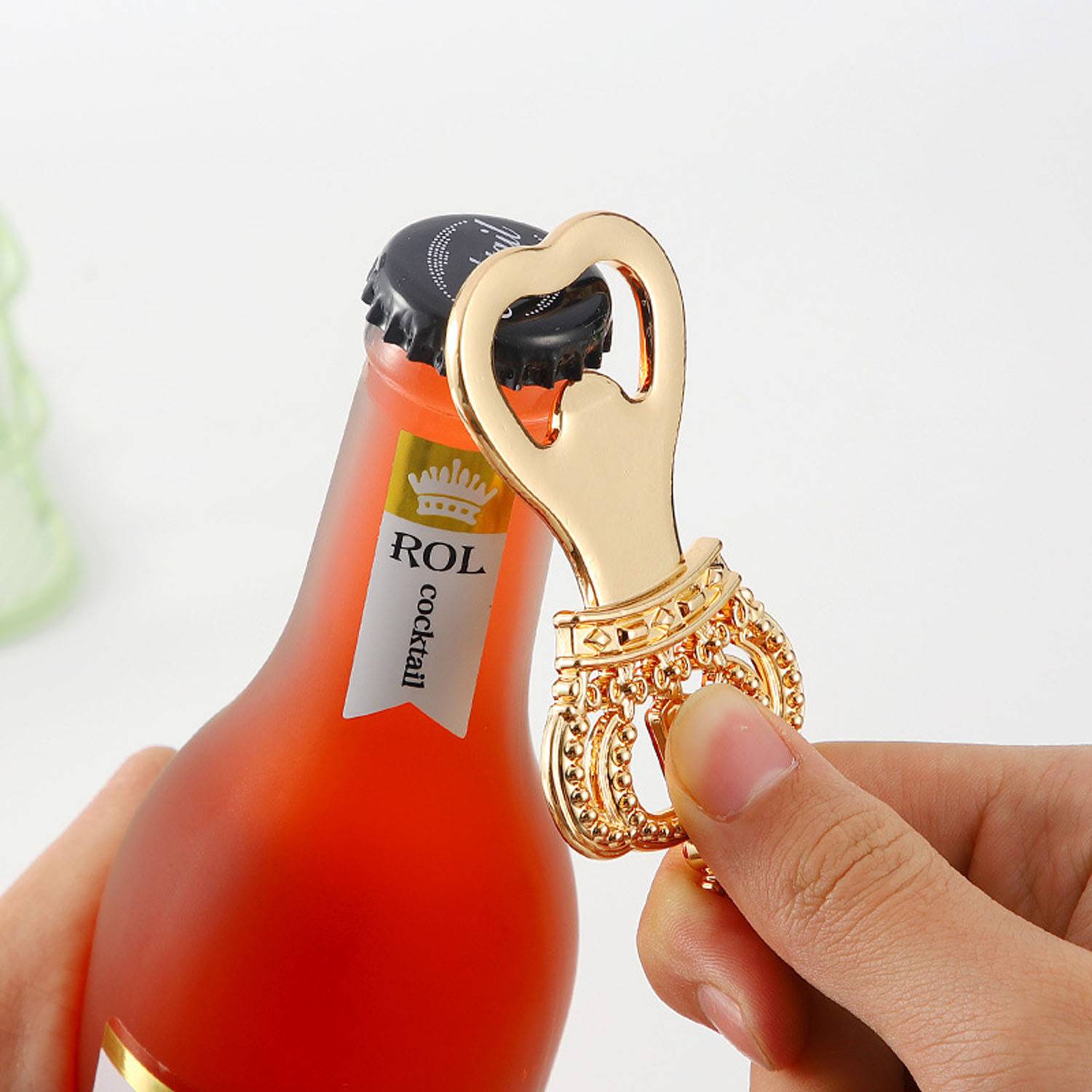 Zinc Alloy Crown Shape Bottle Opener 3