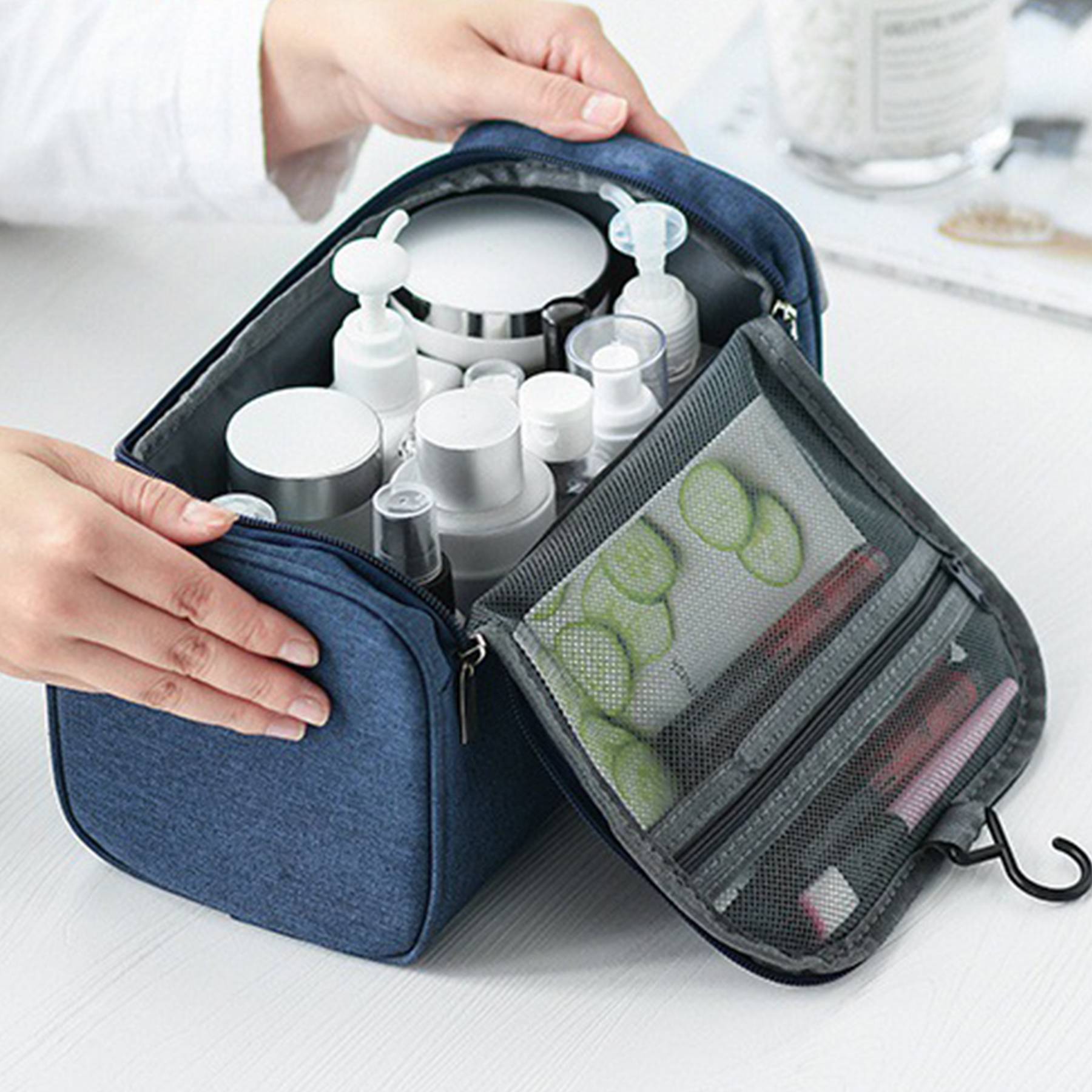 oxford waterproof wash cosmetic bag 5
