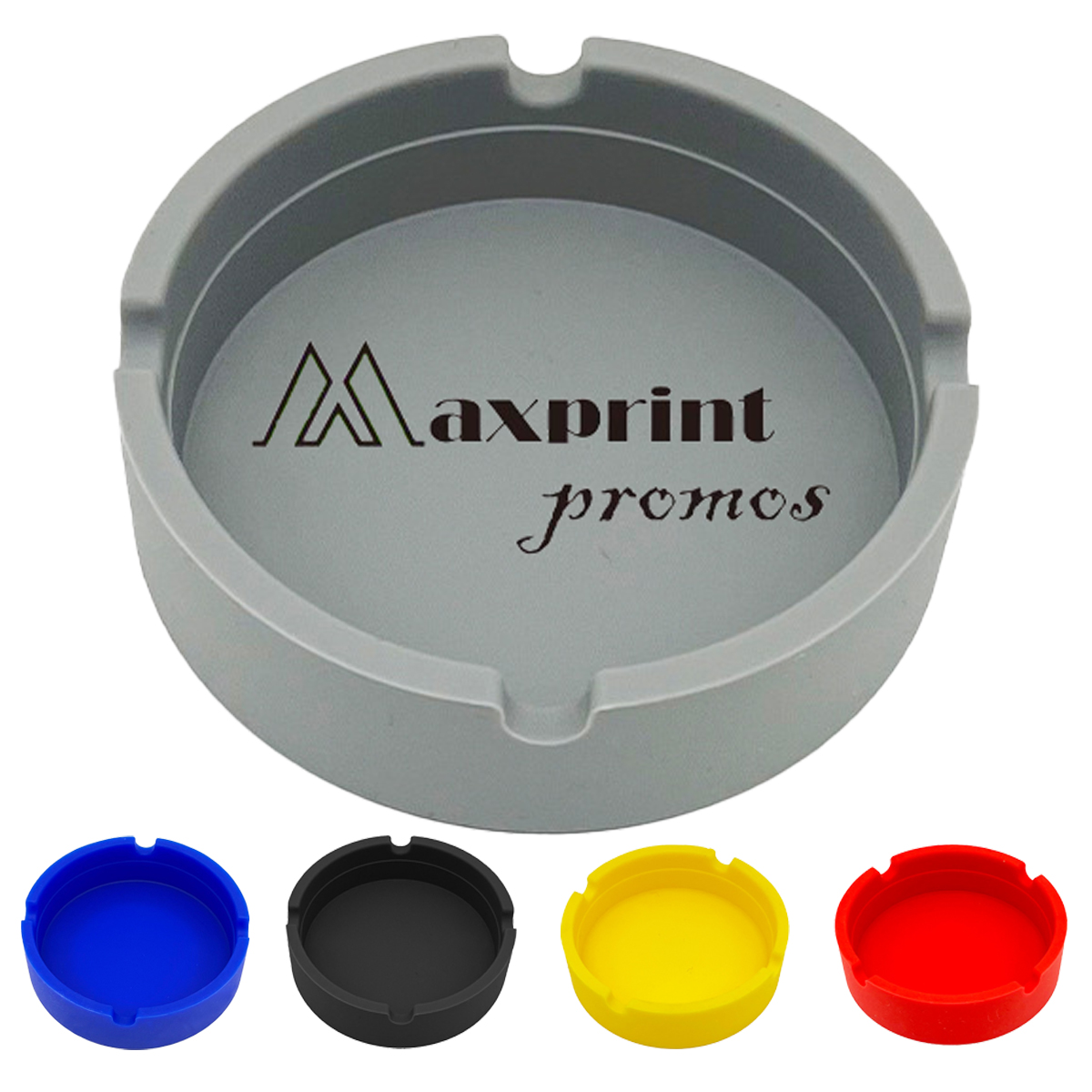 Custom Round Silicone Ashtray 2