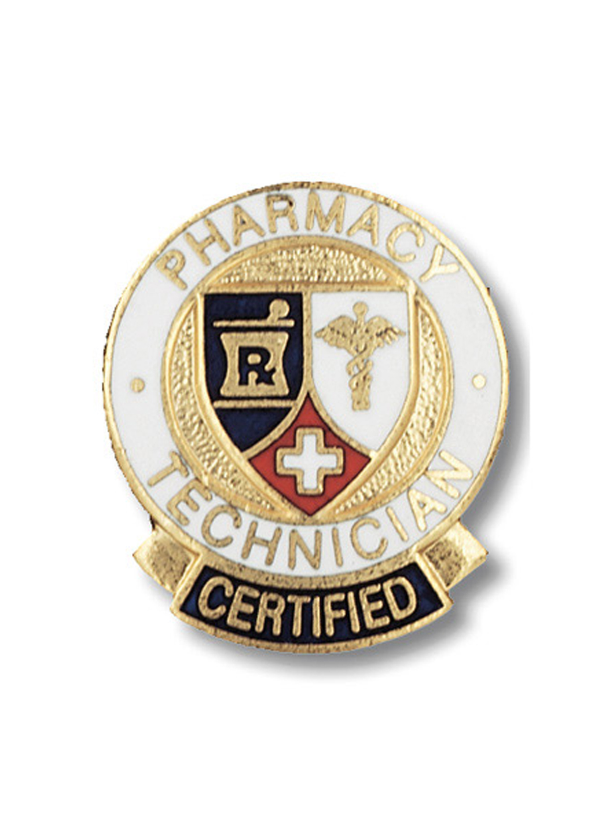 Prestige Medical - Certified Pharmacy Technician Cloisonne Pin