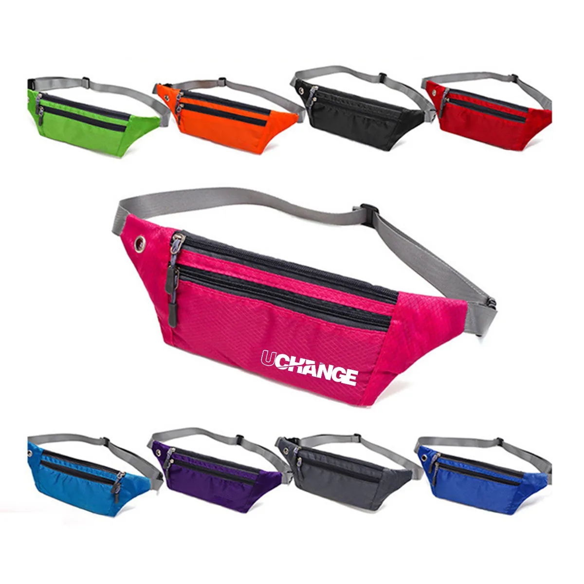 Fanny Pack for Men Women, Waterproof Sports Waist Bag Pack, Belt Bag for Travel Hiking Running 7