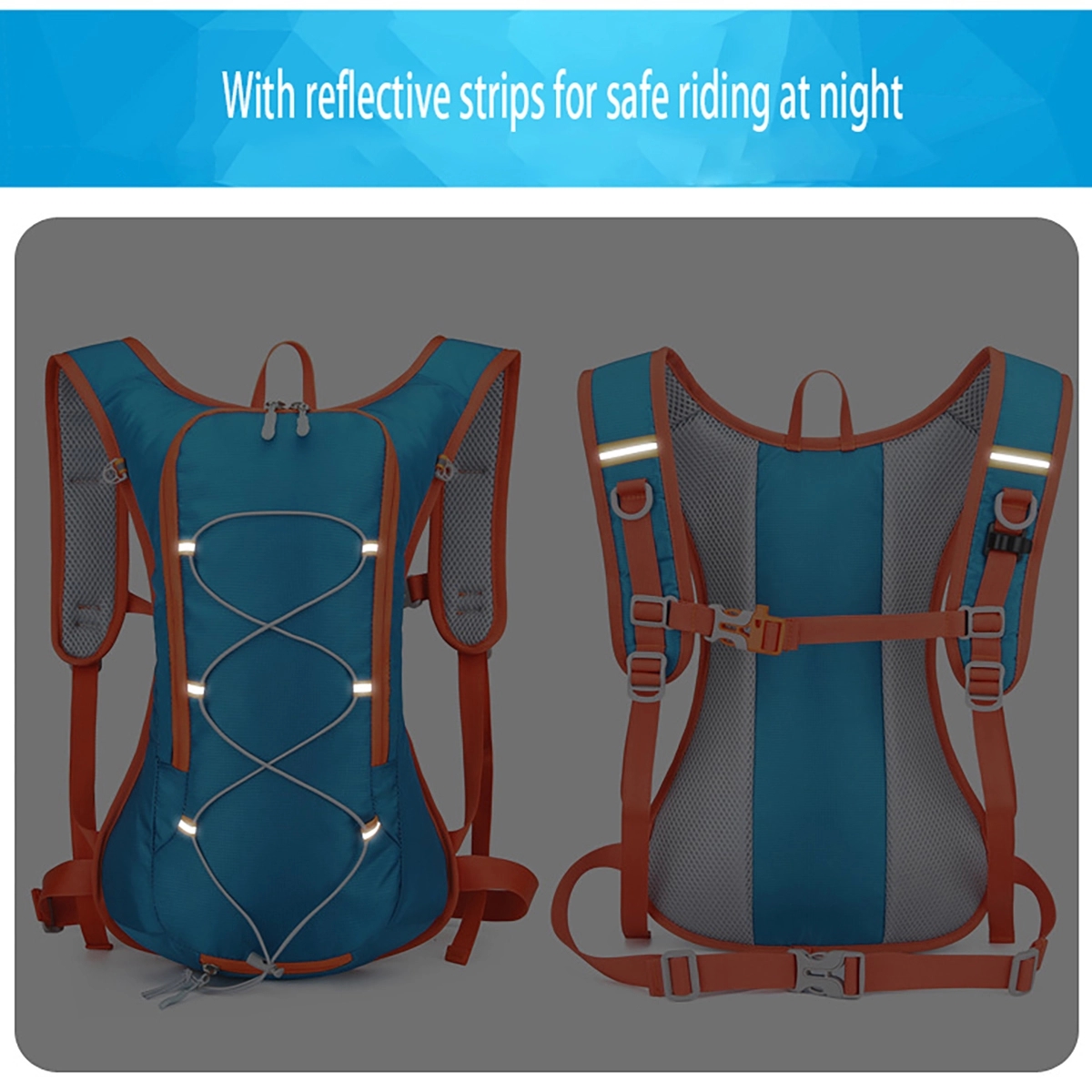 Hydration Backpack With 2L Water Bladder 4