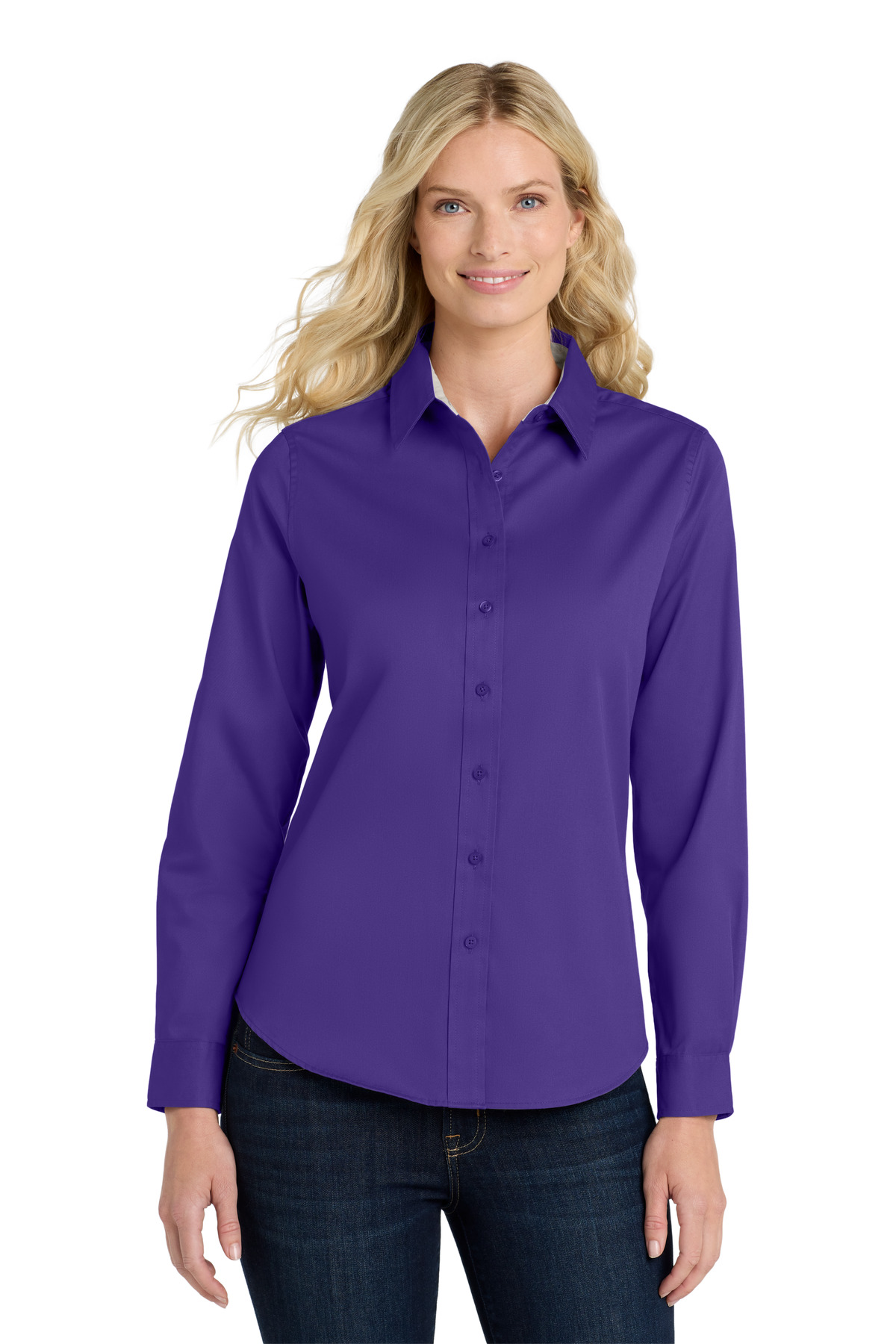 Port Authority Women's Long Sleeve Easy Care Shirt. L608 43