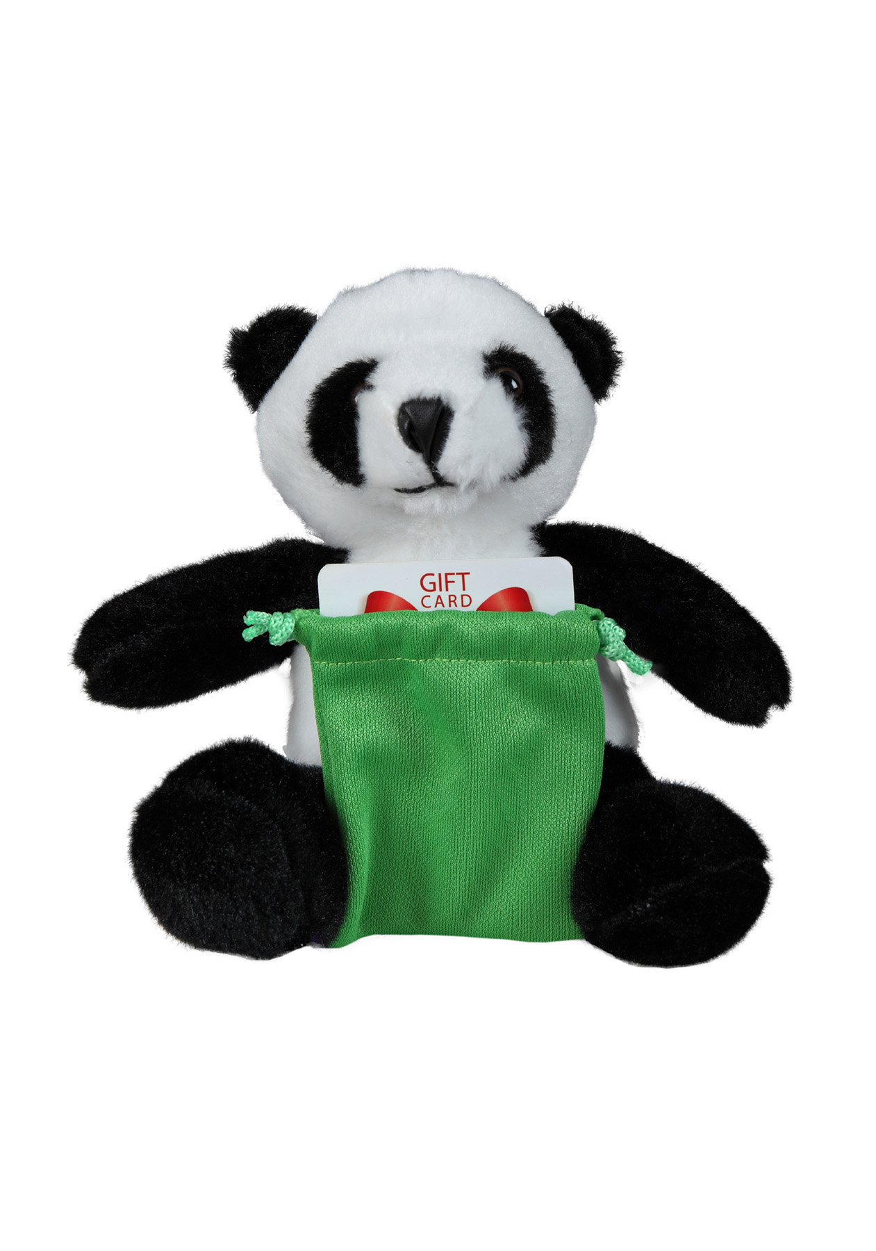 soft plush Panda with gift card sack 4