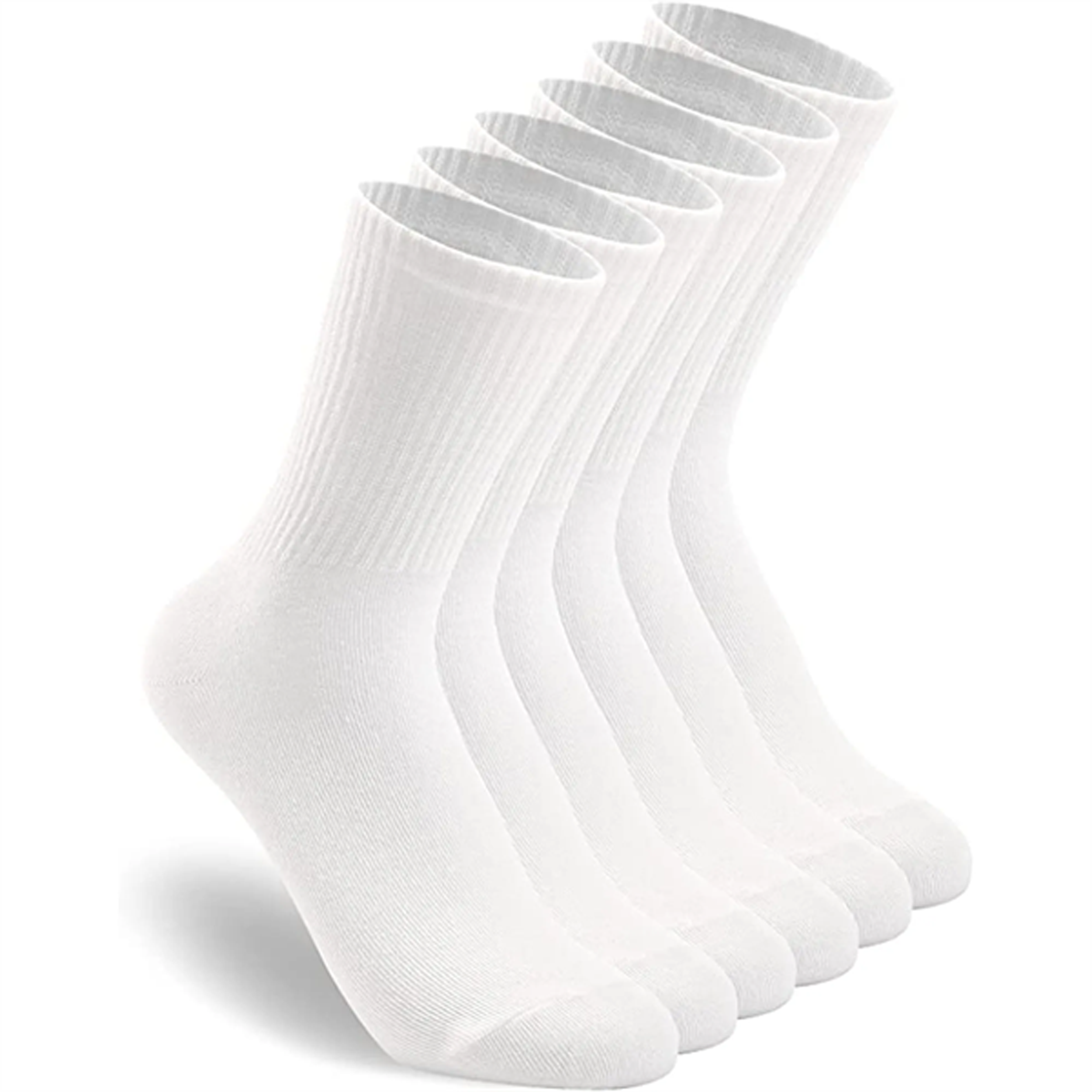 Custom Premium Knit Cotton Crew Socks 2