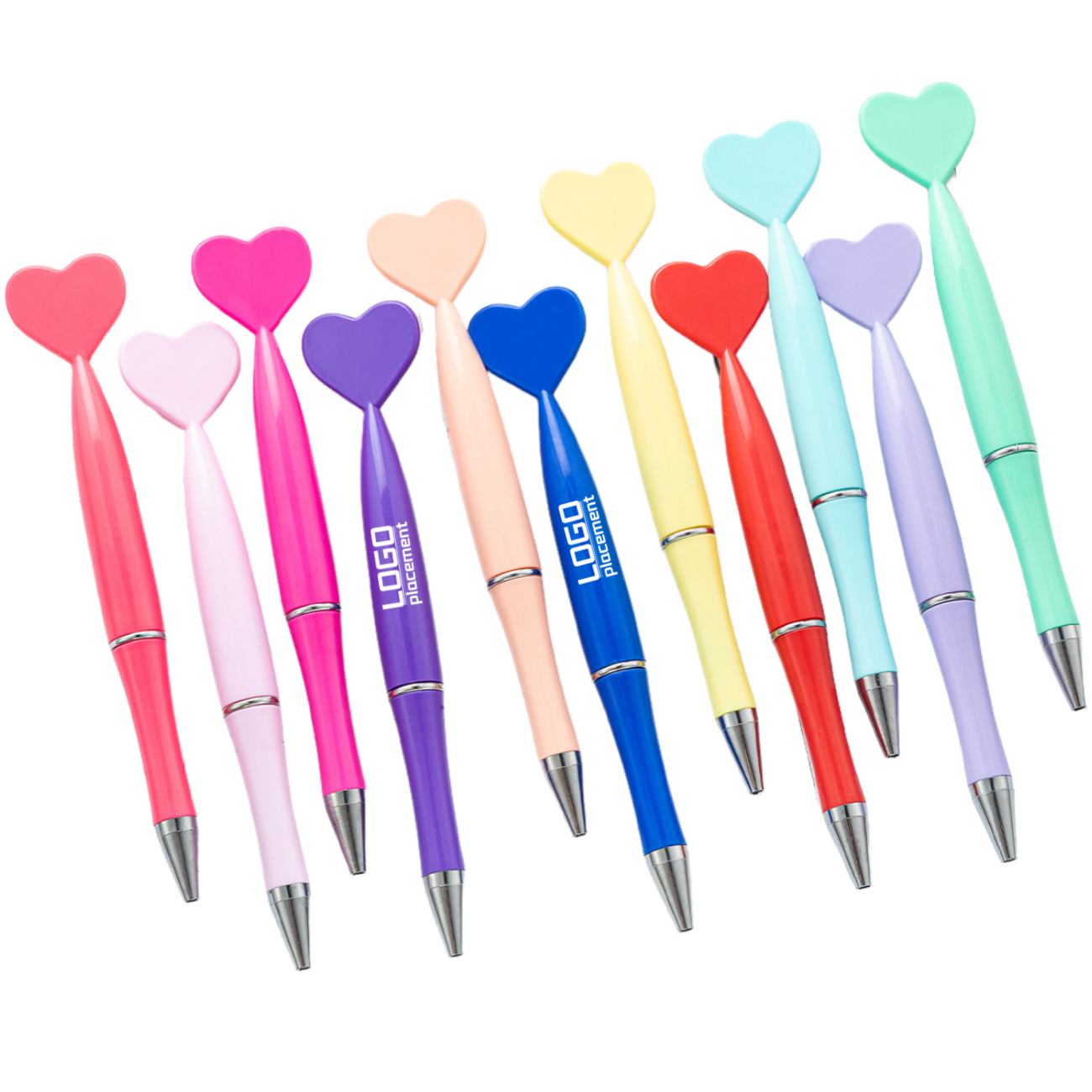 Customized heart-shaped ballpoint pen