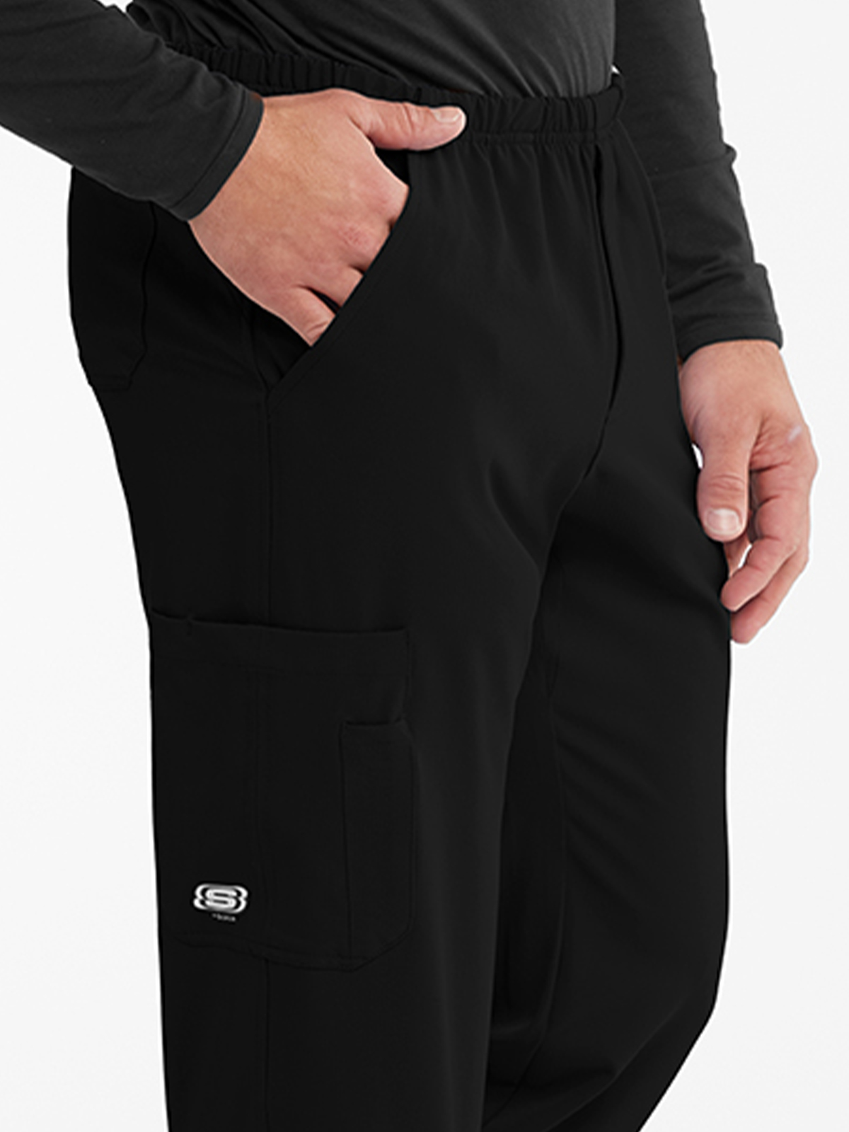 Skechers - Men's Four-Pocket Zip-Fly Structure Scrub Pant 40