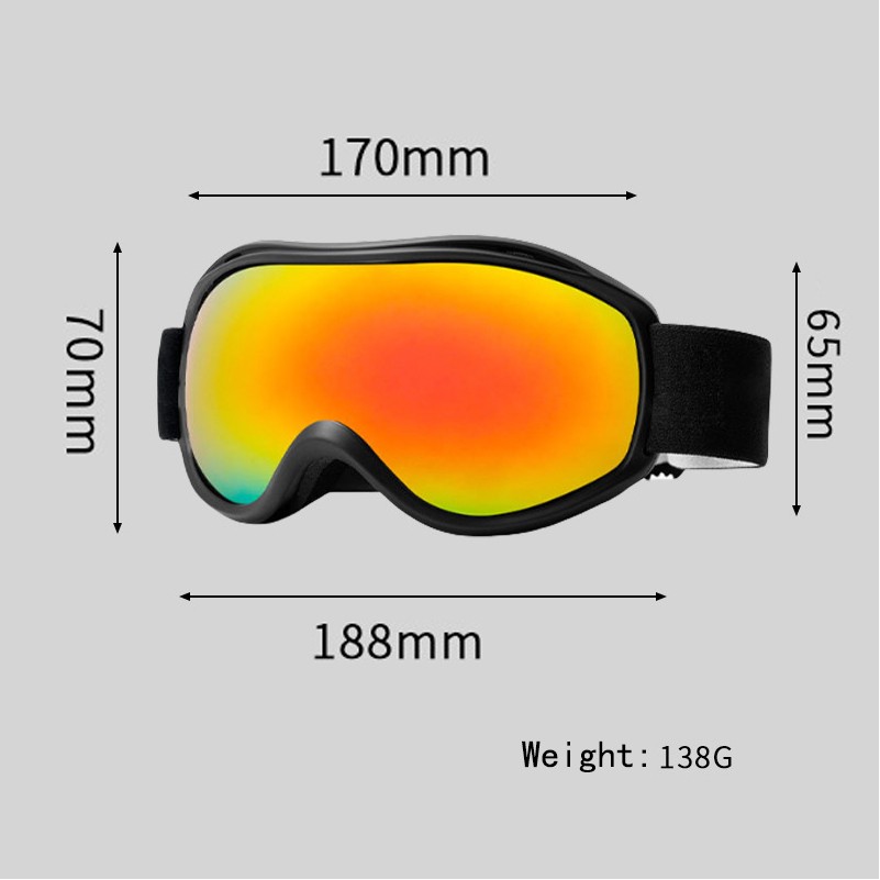 Anti-Fog UV400 Protection Ski Goggles 2