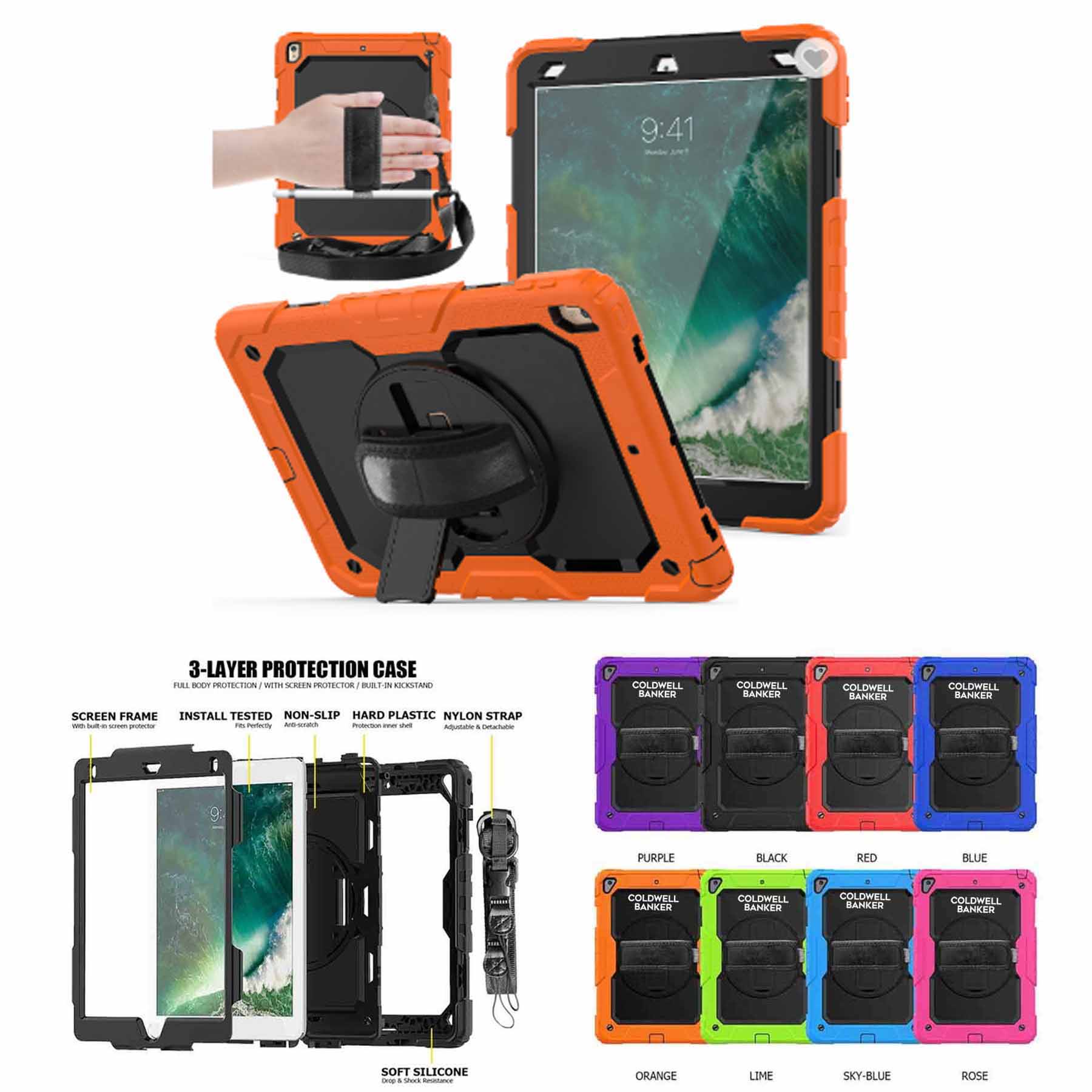 iBank ® iPad 10.2" Shockproof Case compatible with 9th/8th/7th 2021-2019 1