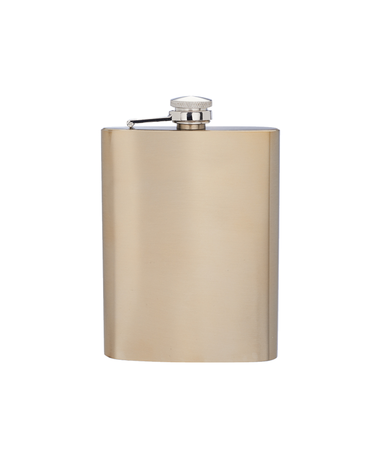 Union Printed - 8 oz. Verano Stainless Steel Hip Flask 2