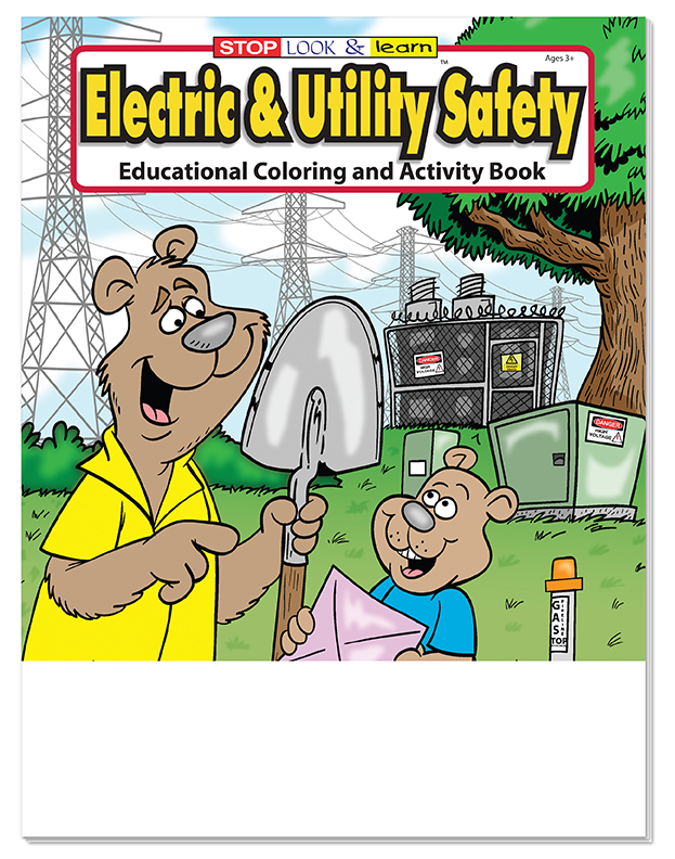 COLORING BOOK - Electric and Utility Safety Coloring & Activity Book 6
