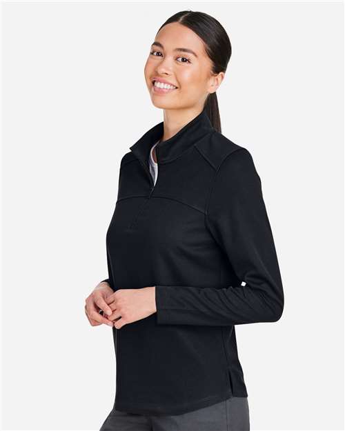 Women's Express Tech Performance Pique Quarter-Zip Pullover - NE412W 34