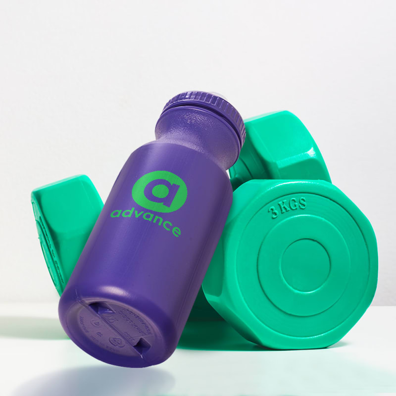 20 Oz Push Cap Sports Water Bottles 16