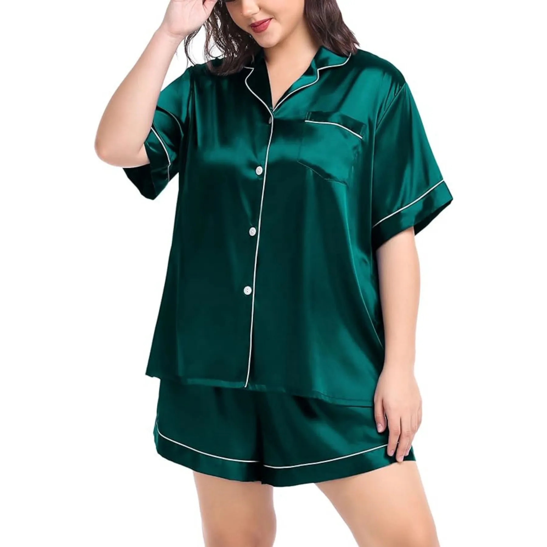 Women's Plus Size Pajama Set 5