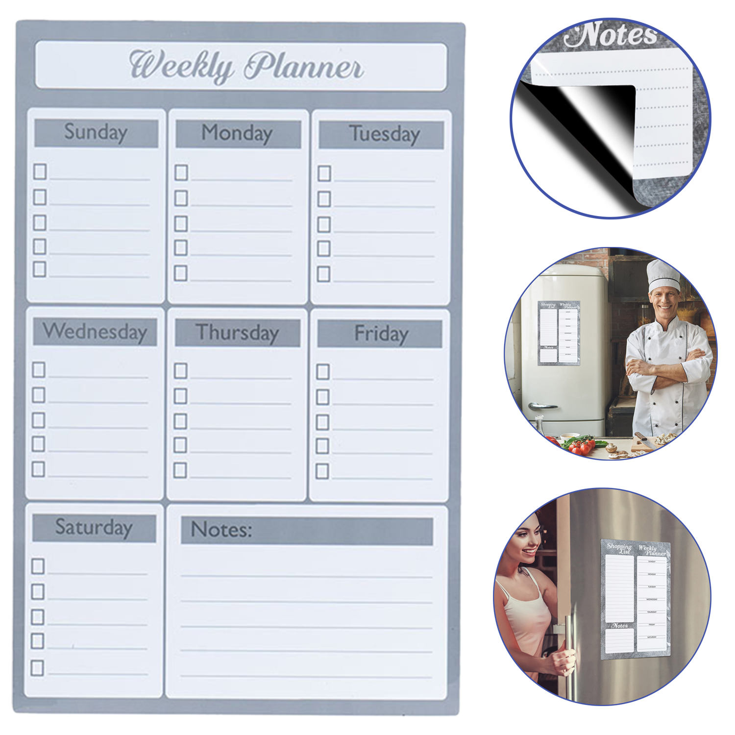 Write On Wipe Off Magnetic Memo Board 2