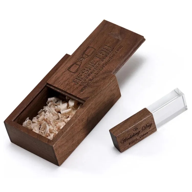 Wooden Crystal USB Thumb Drive 4