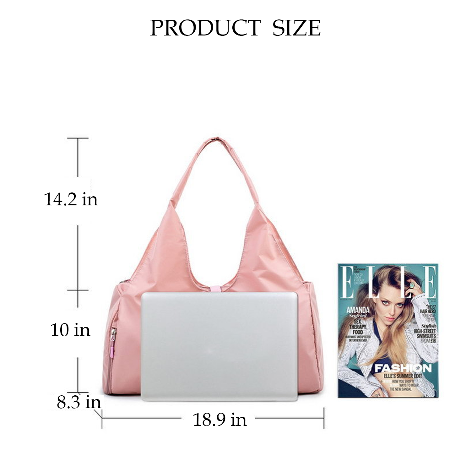Gym Tote Bag with Shoe Compartment 6
