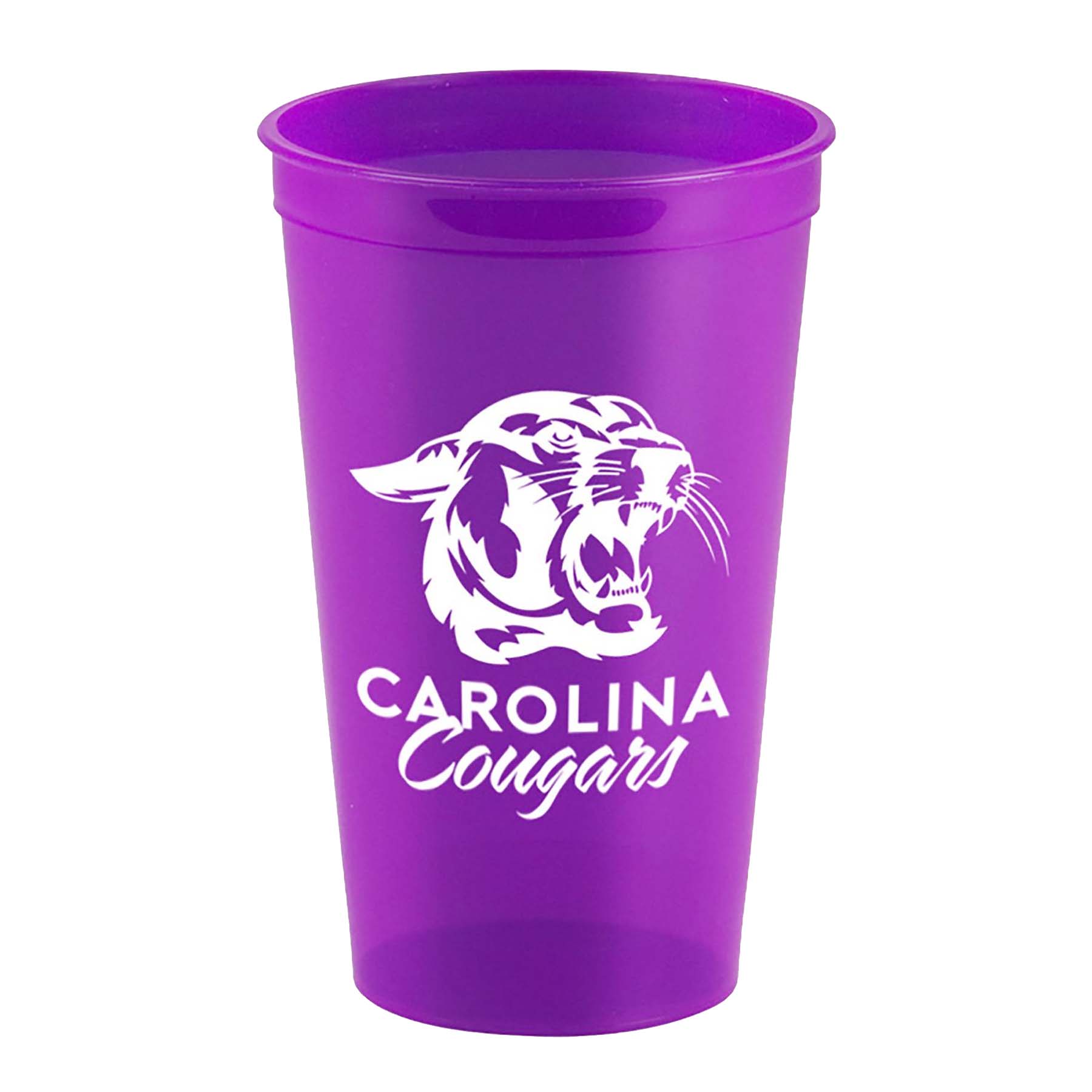 Cups-On-The-Go 22 oz. Translucent Stadium Cup 4