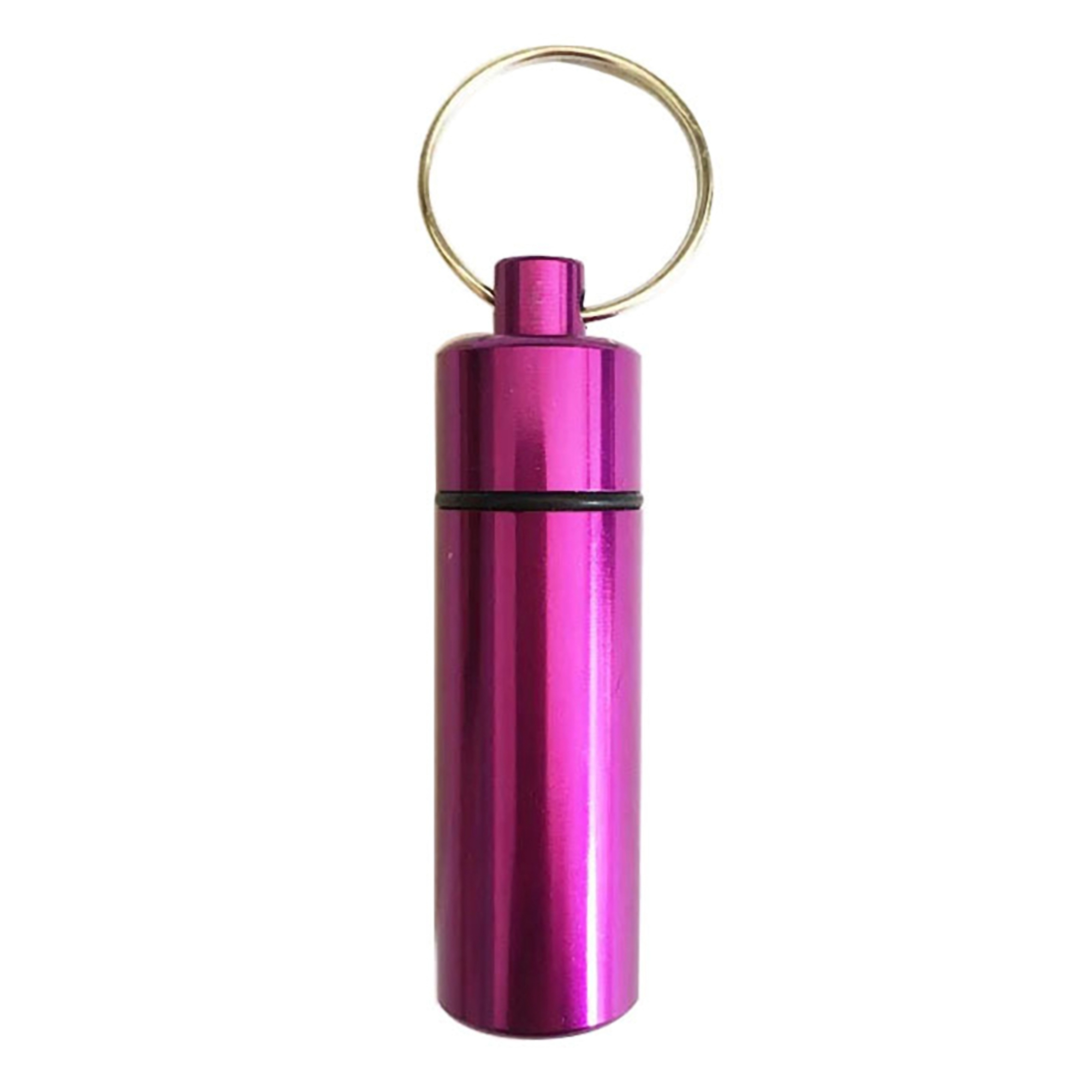 Waterproof Aluminum Pill Holder Keychain 3