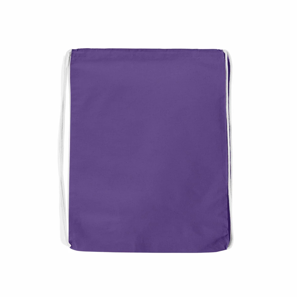 Colored Cotton Sports Pack, custom drawstring bag with logo imprint 12