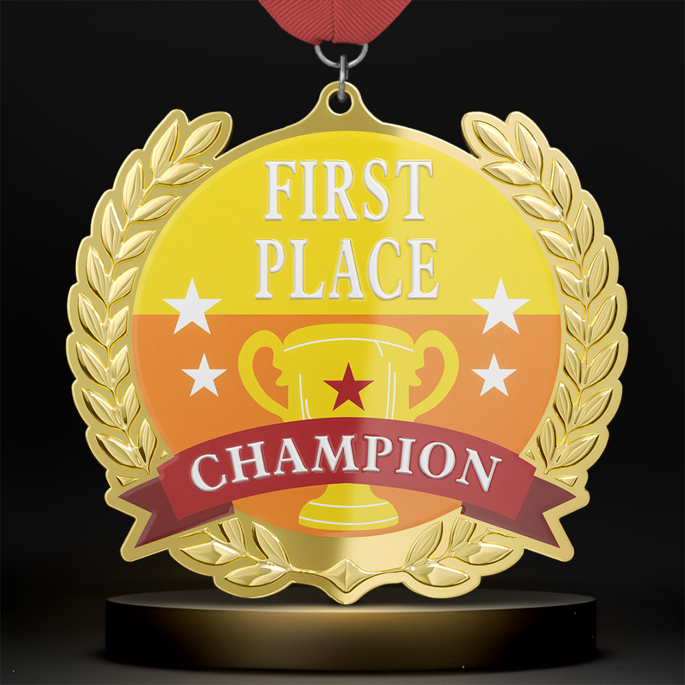 4" UV Printed Honor Medals