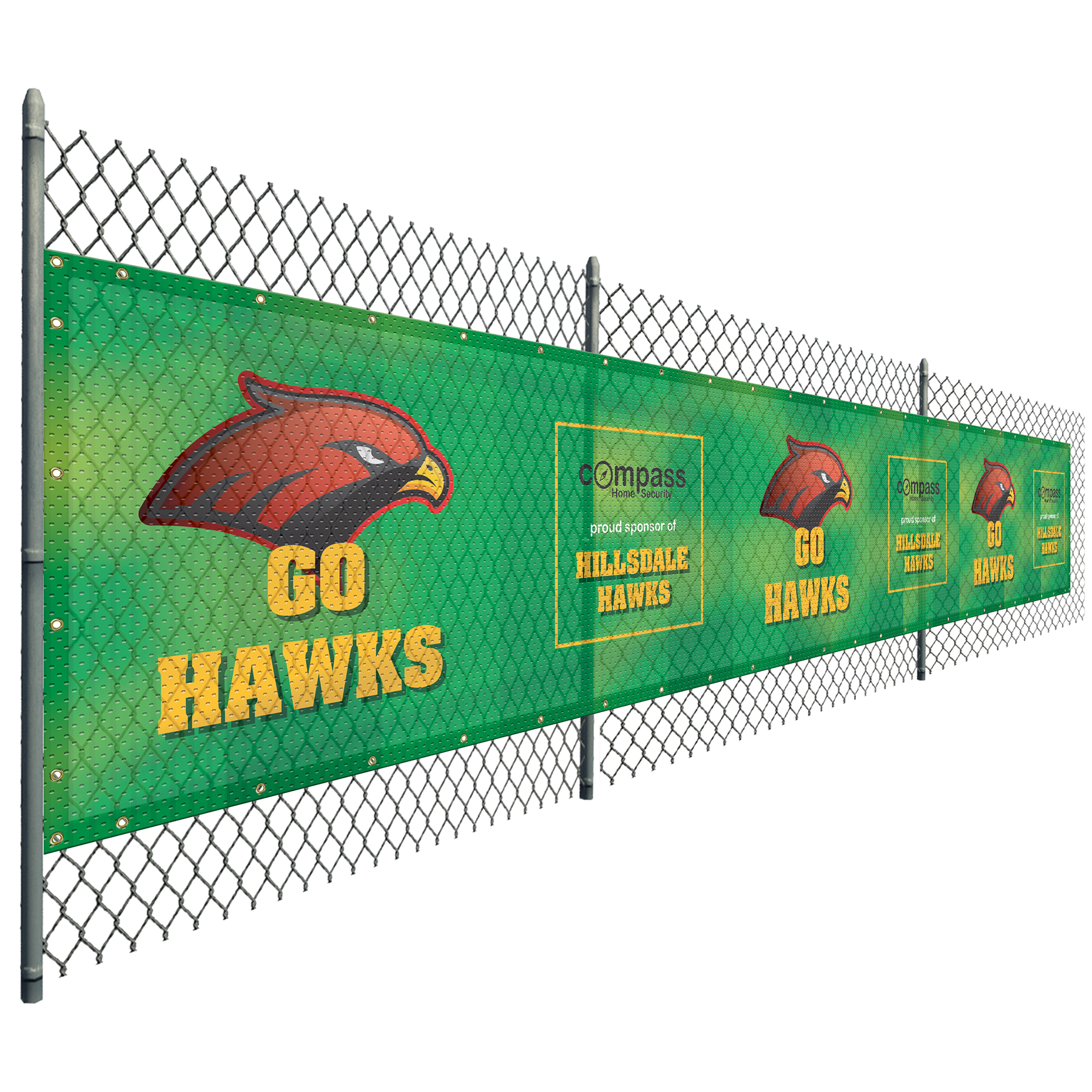 4' x 24' Polyester Mesh Banner 5