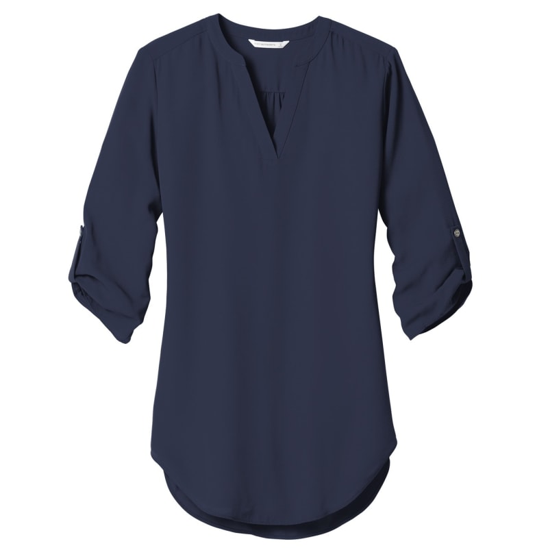 Port Authority Ladies 3/4-Sleeve Tunic Blouse. 28