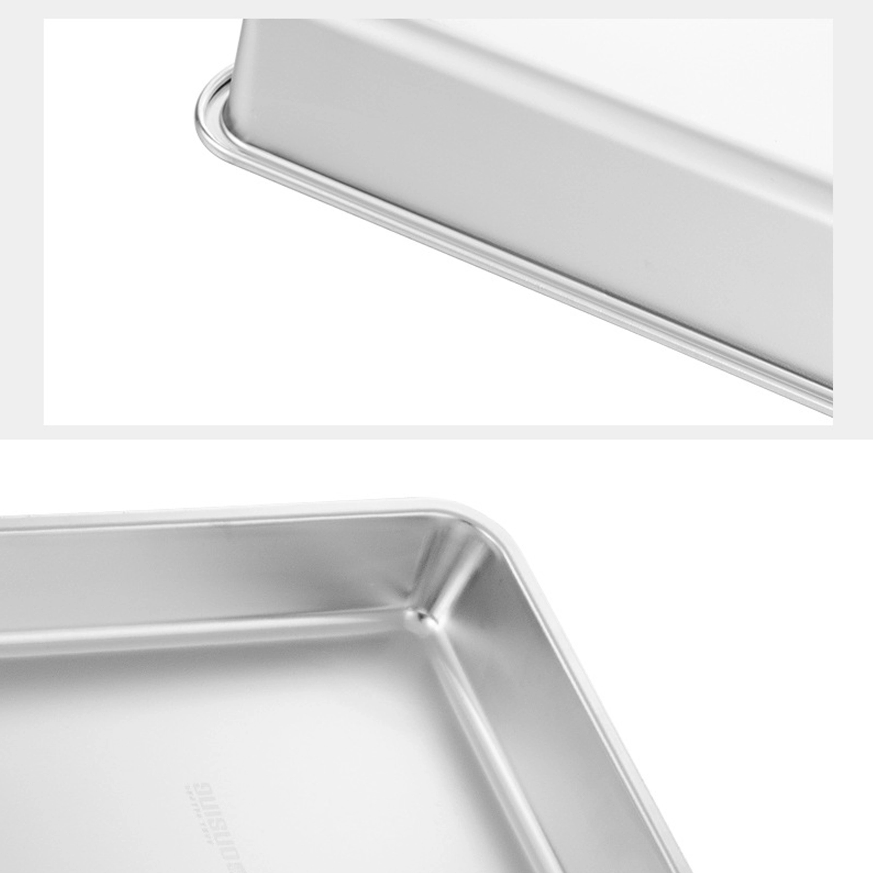 Baking Pans Cookie Half Sheet Cake Plates Tray 2