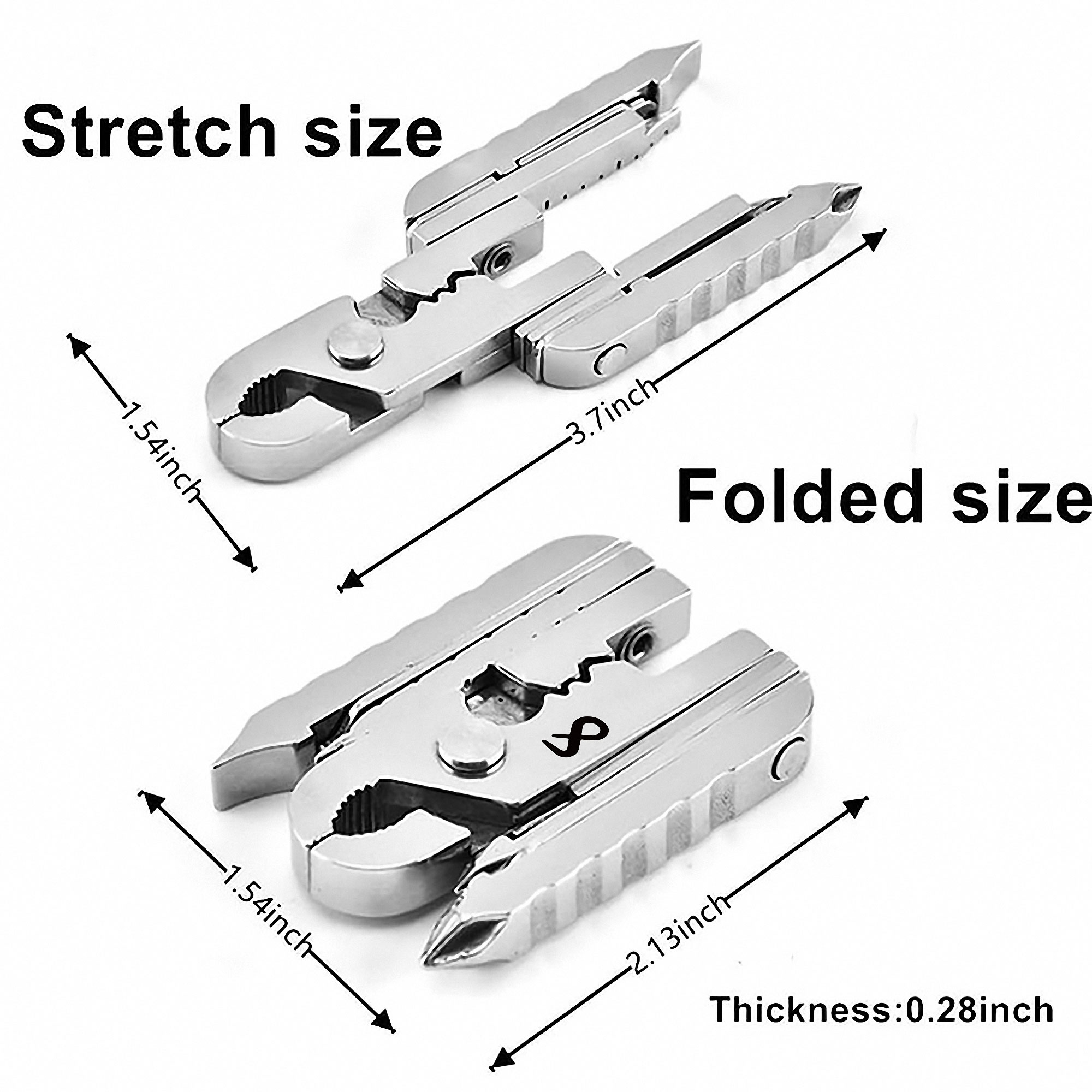 12-in-1 Foldable Stainless Steel Multi-Tool 4