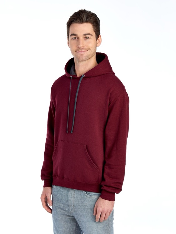 FRUIT OF THE LOOM Sofspun™ Unisex Hooded Sweatshirt, custom hoodie or sweatshirt with logo imprint 72