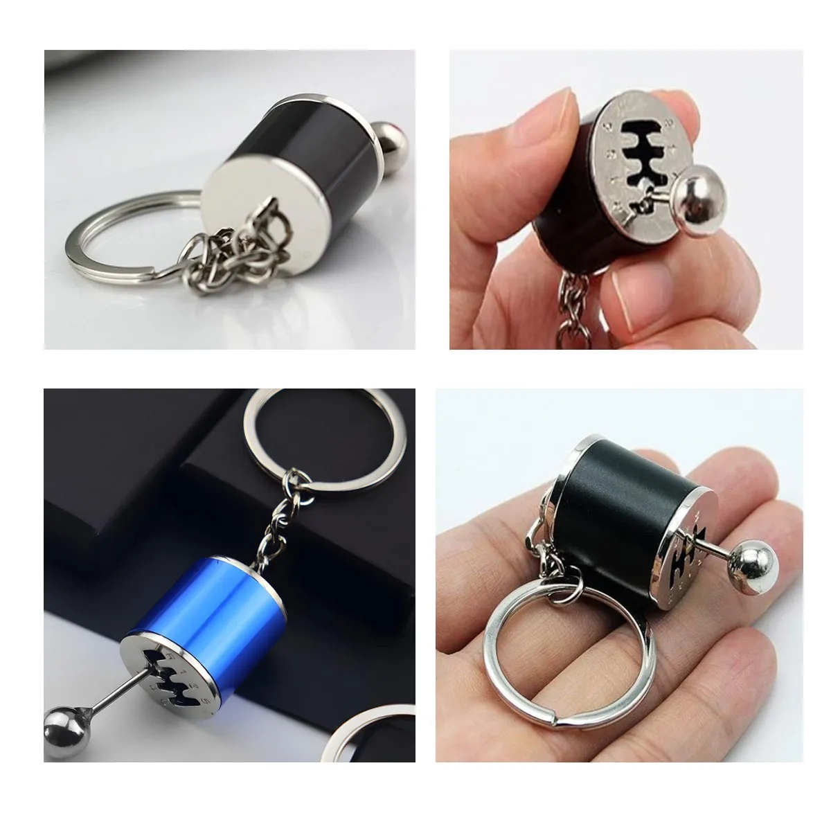 5 Pcs Creative Mini Multi-Purpose Car Shifter Model Keychain 2