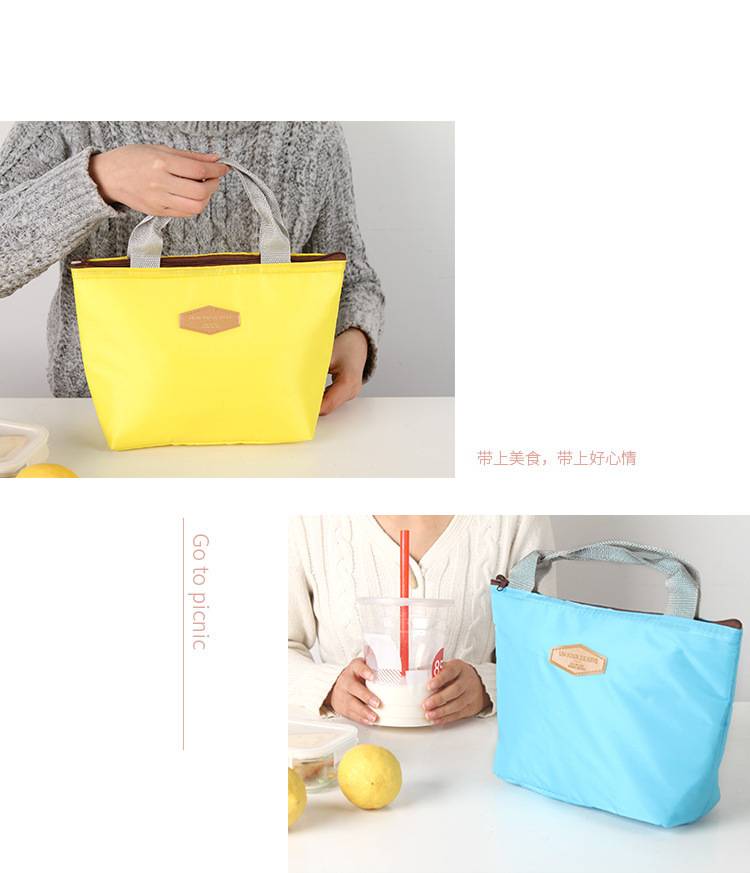 Oxford Waterproof Cooler Insulated Lunch Bag 4
